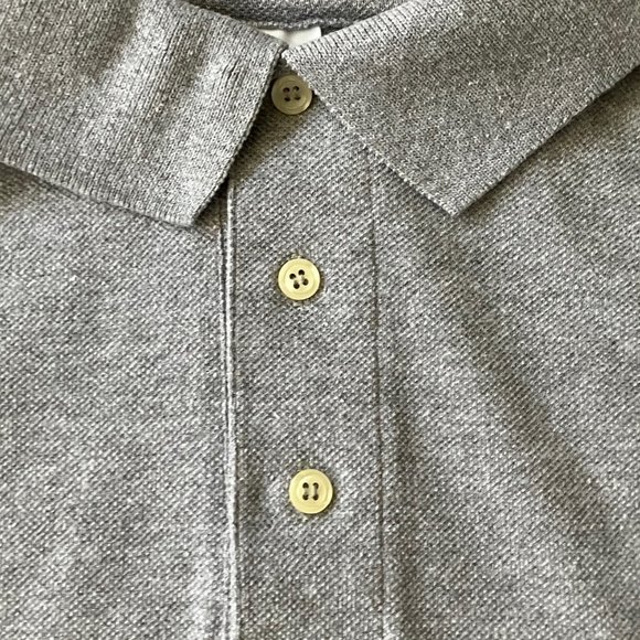 Men's Grey Anvil Collared 'Jersey Shore' Short Sleeve Polo XXL - Picture 6 of 8